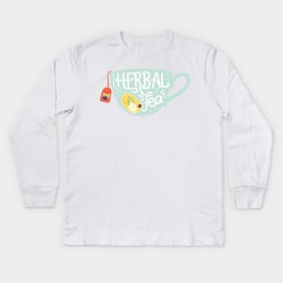 Herbal Tea Kids Long Sleeve T-Shirt